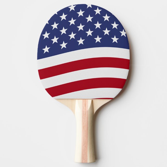 American Flagga Ping Pong Paddle Pingisracket (Framsidan)