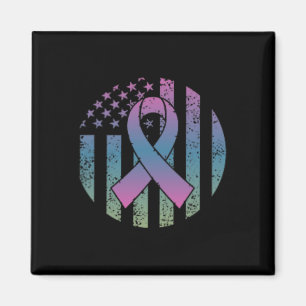 American Flagga Pocket Metastatic Breast Cancer Aw Magnet