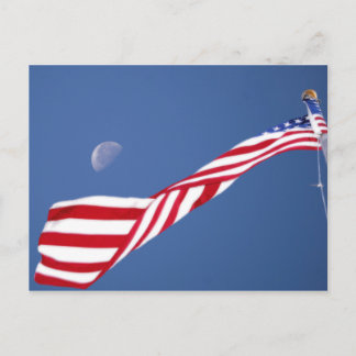 American Flagga Postcard Vykort