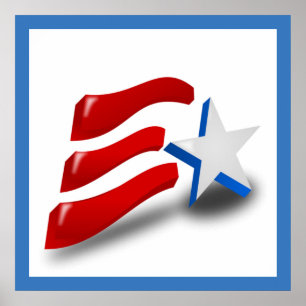 AMERICAN FLAGGA POSTER