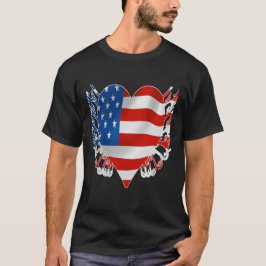 American Flagga Prated Shirt T