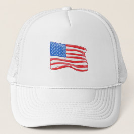 American Flagga Preppy Keps