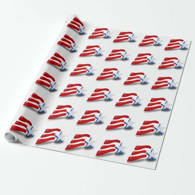AMERICAN FLAGGA PRESENTPAPPER (Utrullad)