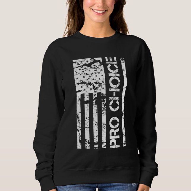 American Flagga Pro Choice T Shirt (Framsida)