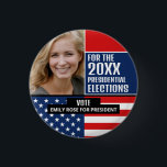 American Flagga, Public Campaigner Advertising Knapp<br><div class="desc">American Flagga,  Public Campaigner Advertising Badge av Affärskortet Store.</div>