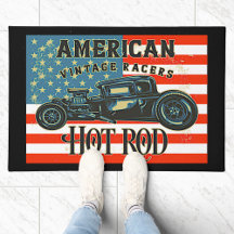 American Flagga Racers Hot rod Car Front