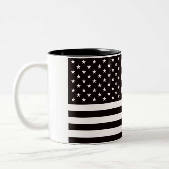 American Flagga Raider Shield Två-Tonad Mugg (Vänster)