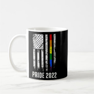 American Flagga Rainbow Usa Gay Lgbtq Lgbt Pride M Kaffemugg