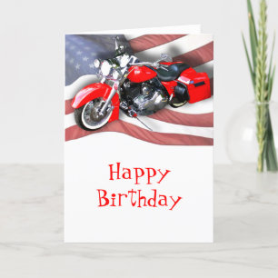 American Flagga & Red Toring Bike Kort