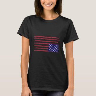 American Flagga Resist upp och ned USA T Shirt