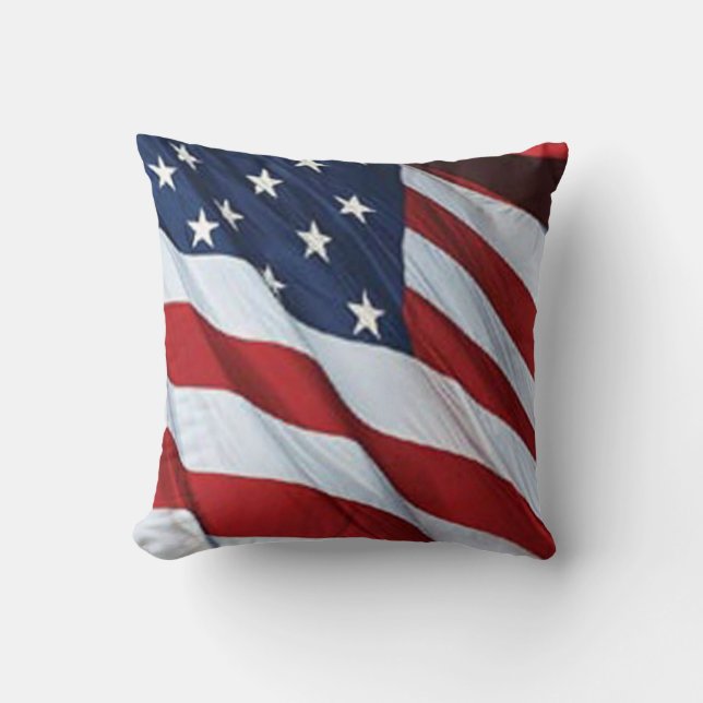 American Flagga Reversible Pillow Kudde (Framsida)