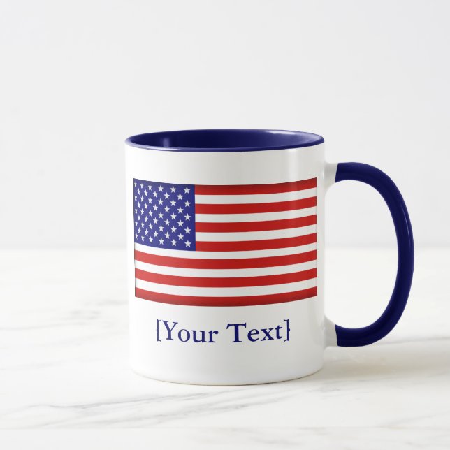 American Flagga Ringer Mugg (Höger)