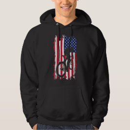 American Flagga Road Biking Cycling Apparel - Cycl Hoodie