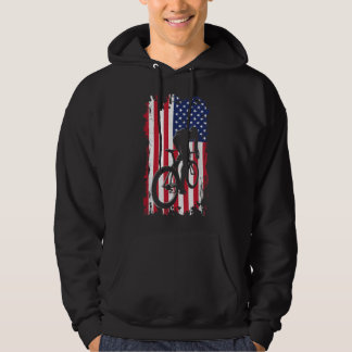 American Flagga Road Biking Cycling Apparel - Cycl Hoodie