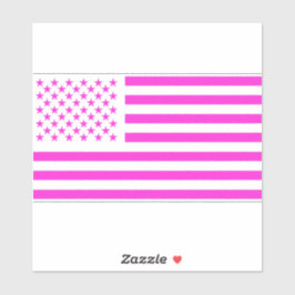 American Flagga Rosa Edition Klistermärken