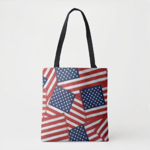 American flagga-samling tygkasse