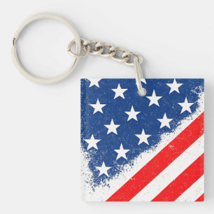 American Flagga Shirt USA Patriotic Star Rand
