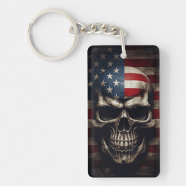 American Flagga Skull