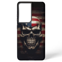 American Flagga Skull