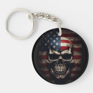 American Flagga Skull