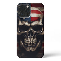 American Flagga Skull