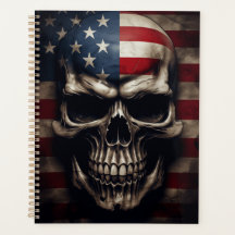 American Flagga Skull