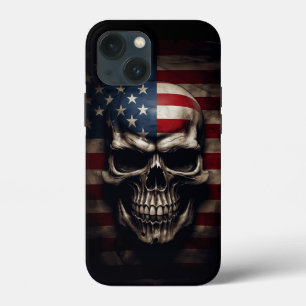 American Flagga Skull