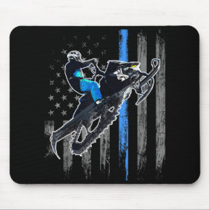 American Flagga Snowmobile Shirt Manar Snowmobile Musmatta