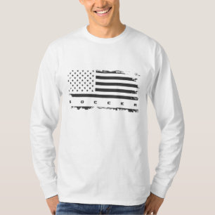 American Flagga Soccer Apparel - Fotboll T Shirt