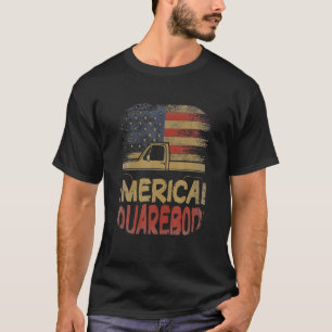 American Flagga Square Body American Squarebody Tr T Shirt