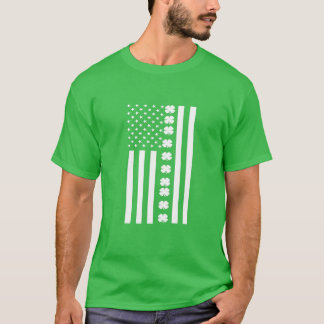 American Flagga St Pattys Day St patricks day 2022 T Shirt
