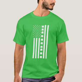 American Flagga St Pattys Day St patricks day 2022 T Shirt