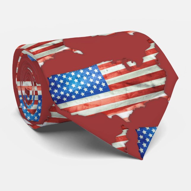 American Flagga Stars och stripes Patriotic Slips (Rullad)