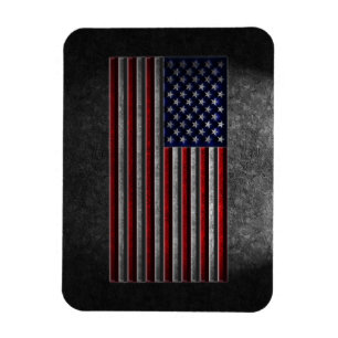 American Flagga Stone Struktur Magnet