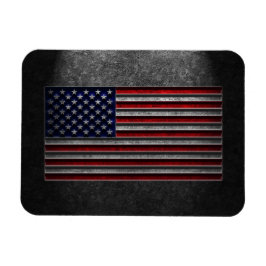 American Flagga Stone Struktur Magnet