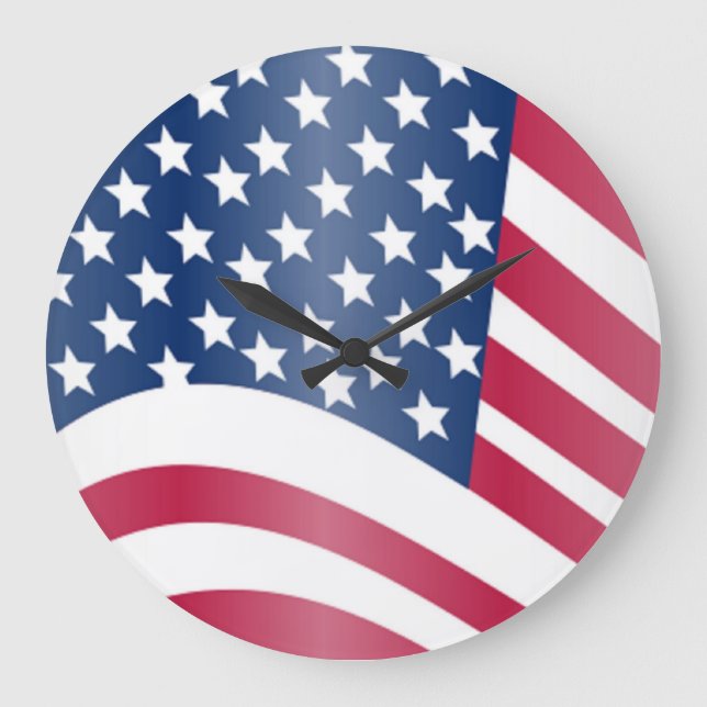 AMERICAN FLAGGA STOR KLOCKA (Framsida)