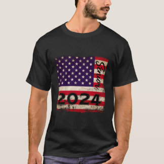 American Flagga Studentfest Hennes klass 20 T Shirt