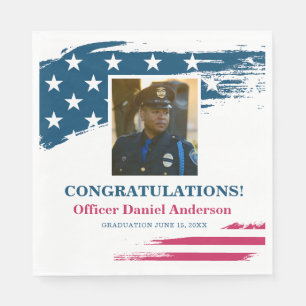 American Flagga Studentfest Napkins Pappersservett