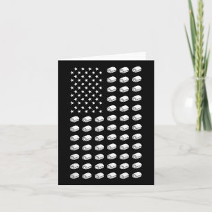 American Flagga Sushi Food USA Patriotism Patriot Kort