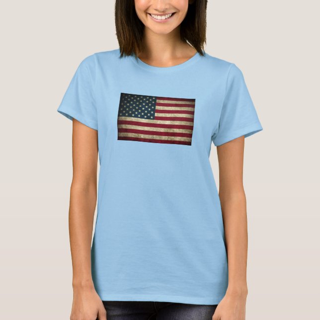 American Flagga T-Shirt (Framsida)