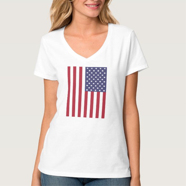 American Flagga T-Shirt (Framsida)