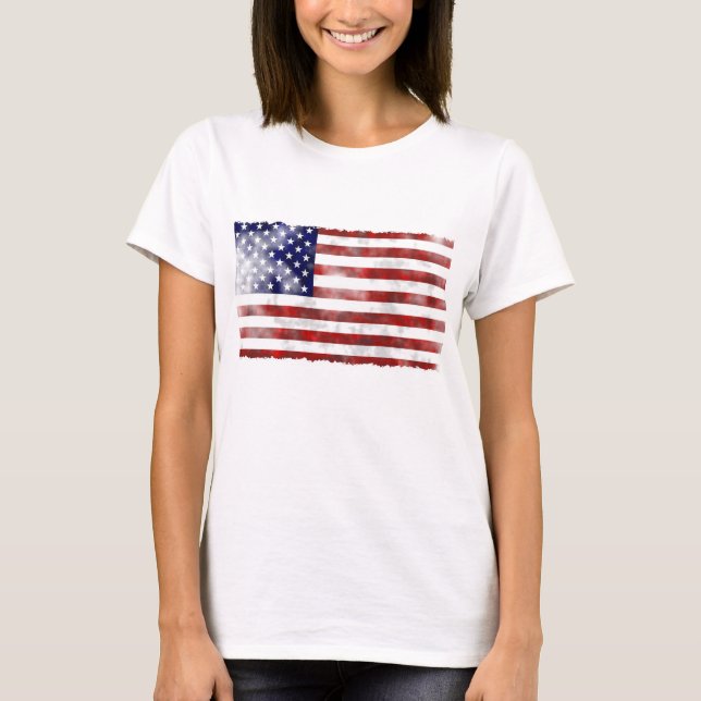 American Flagga T-Shirt (Framsida)
