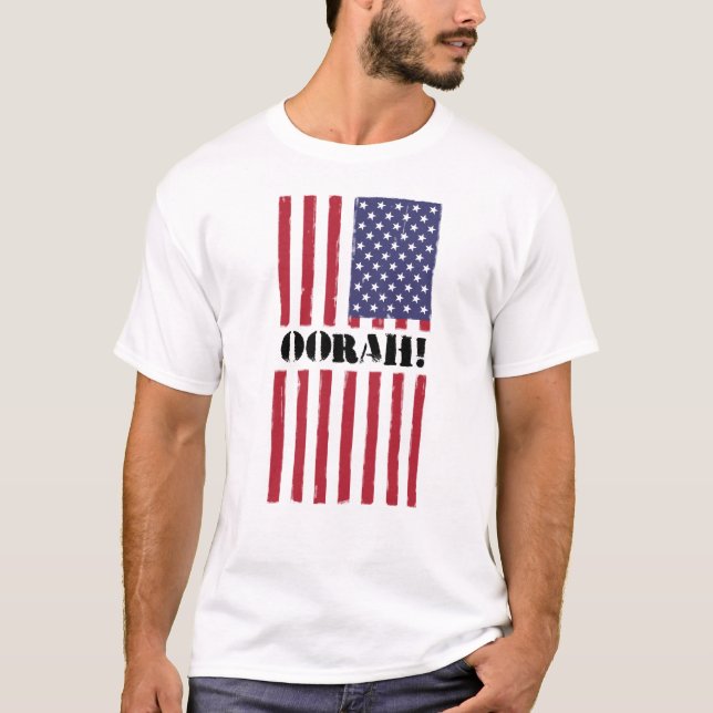 American Flagga T-shirt Oorah (Framsida)