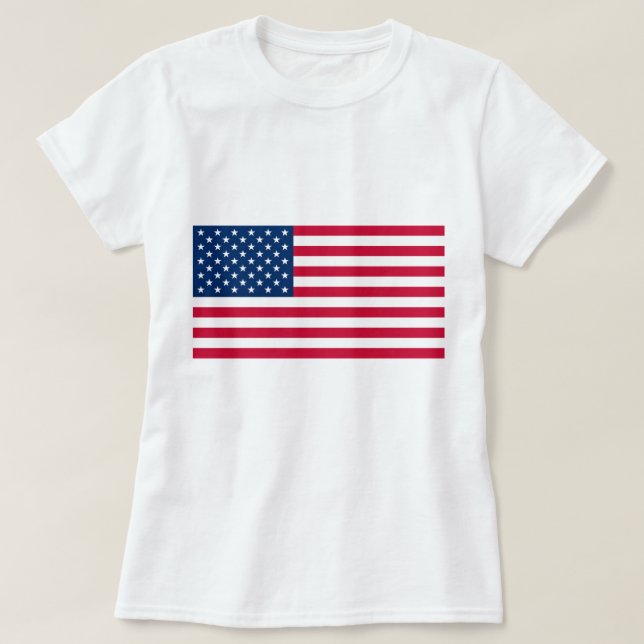 American Flagga T-Shirt USA (Design framsida)