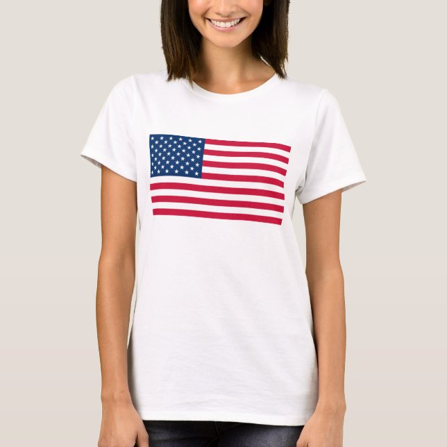 American Flagga T-Shirt USA (Framsida)