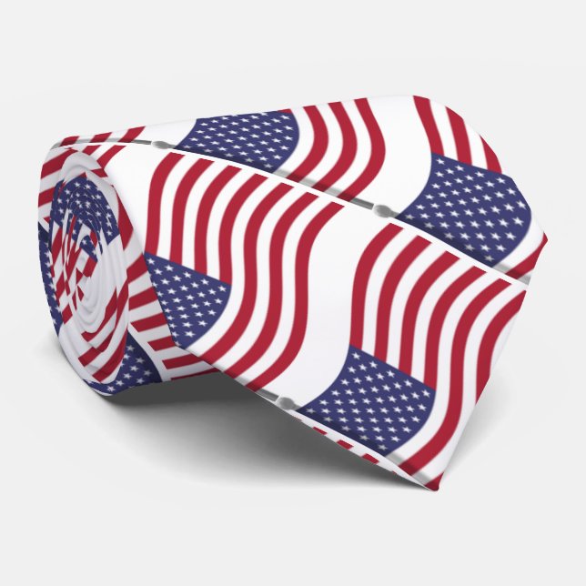American Flagga Tie Slips (Rullad)