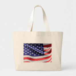American Flagga Tote Jumbo Tygkasse