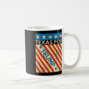 American Flagga Trump 2024 Reelection Texas Trump Kaffemugg