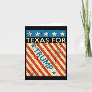 American Flagga Trump 2024 Reelection Texas Trump Kort