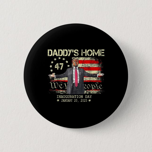 American Flagga Trump Daddys Home Inauguration Jan Knapp (Framsida)